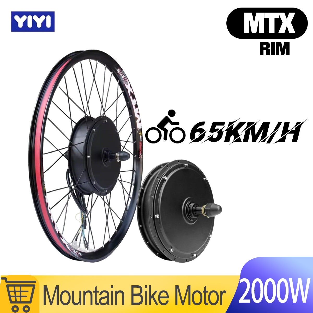 MTX 48V52V 2000W Ebike Motor W - 72V 5000W Hub Motor Kit recension och pris
