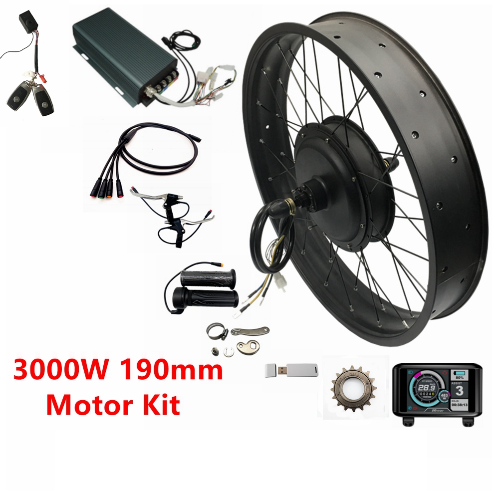 NBP 20/24/26x4.0 48-72V 3000W  - Ebike Conversion Kit 72V 3000W recension och pris