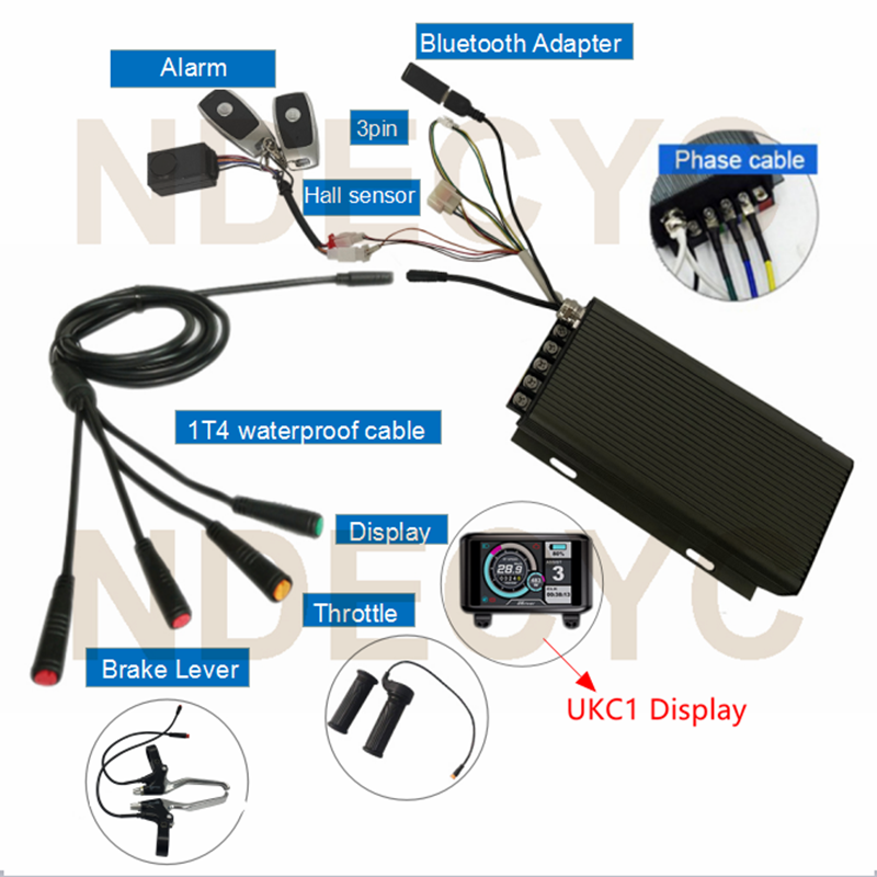 NBP 20/24/26x4.0 48-72V 3000W  - Ebike Conversion Kit 72V 3000W recension och pris